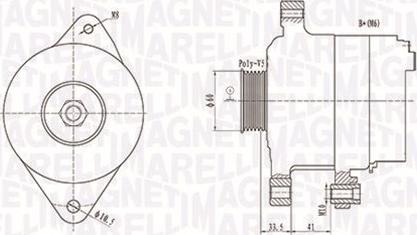 Magneti Marelli 063731891010 - Ģenerators adetalas.lv