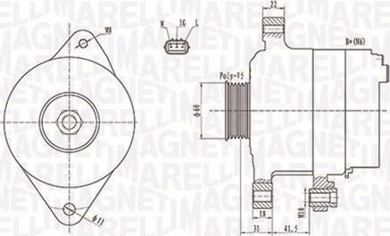 Magneti Marelli 063731892010 - Ģenerators adetalas.lv