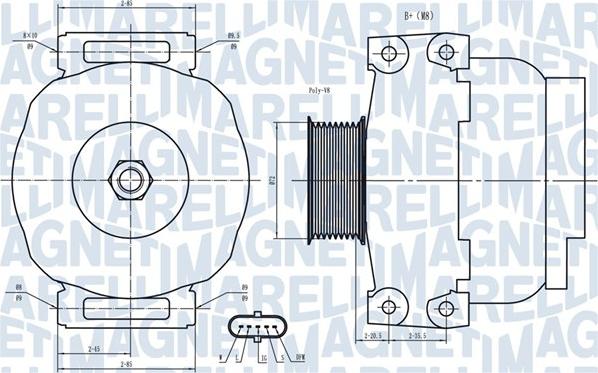 Magneti Marelli 063731851010 - Ģenerators adetalas.lv