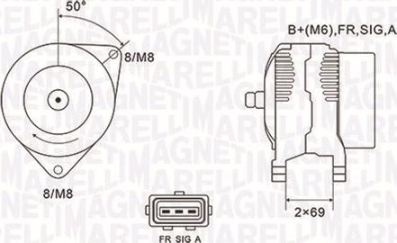 Magneti Marelli 063731857010 - Ģenerators adetalas.lv