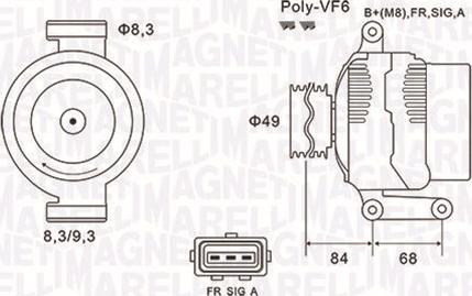 Magneti Marelli 063731864010 - Ģenerators adetalas.lv