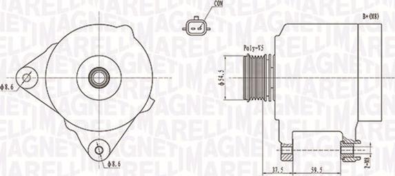 Magneti Marelli 063731860010 - Ģenerators adetalas.lv