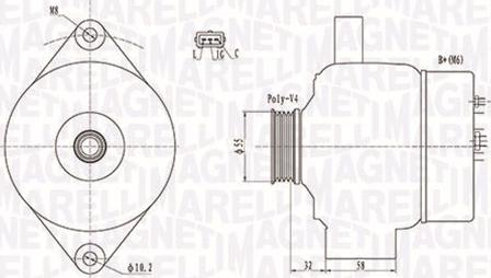 Magneti Marelli 063731803010 - Ģenerators adetalas.lv