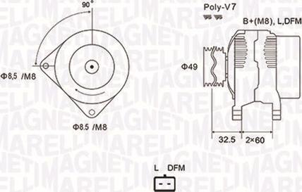 Magneti Marelli 063731814010 - Ģenerators adetalas.lv