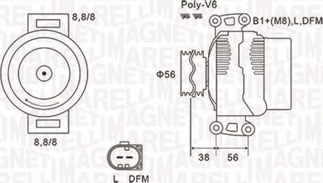 Magneti Marelli 063731811010 - Ģenerators adetalas.lv