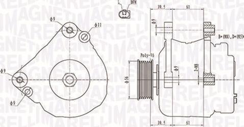 Magneti Marelli 063731818010 - Ģenerators adetalas.lv