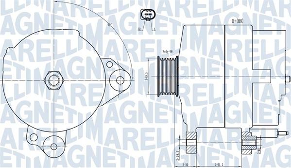 Magneti Marelli 063731817010 - Ģenerators adetalas.lv