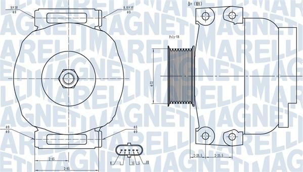 Magneti Marelli 063731880010 - Ģenerators adetalas.lv