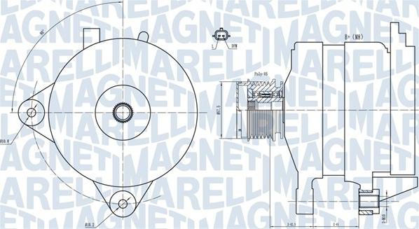 Magneti Marelli 063731888010 - Ģenerators adetalas.lv