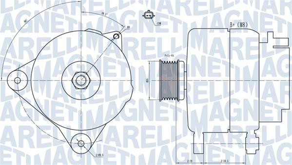 Magneti Marelli 063731887010 - Ģenerators adetalas.lv