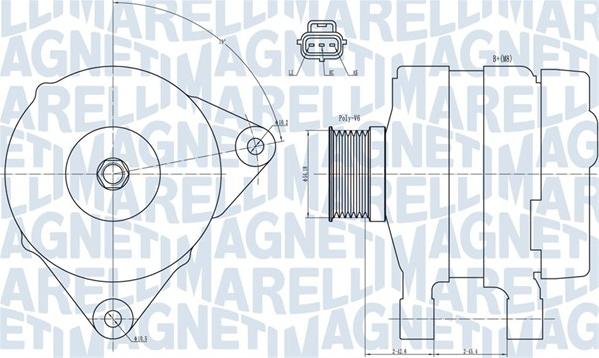 Magneti Marelli 063731834010 - Ģenerators adetalas.lv