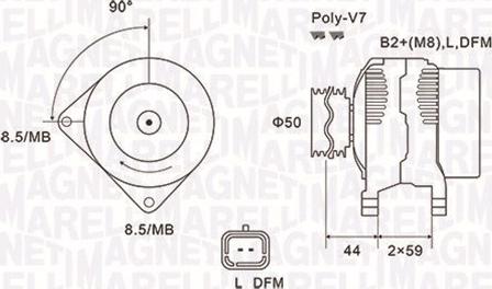 Magneti Marelli 063731827010 - Ģenerators adetalas.lv