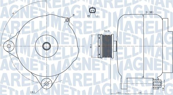 Magneti Marelli 063731876010 - Ģenerators adetalas.lv