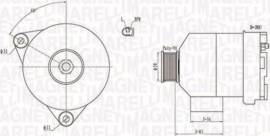 Magneti Marelli 063731872010 - Ģenerators adetalas.lv