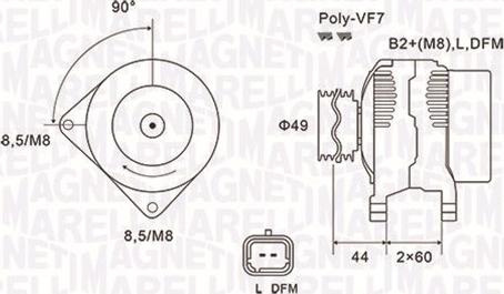 Magneti Marelli 063731877010 - Ģenerators adetalas.lv