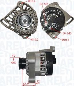 Magneti Marelli 063731349010 - Ģenerators adetalas.lv