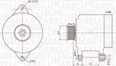 Magneti Marelli 063731306010 - Ģenerators adetalas.lv