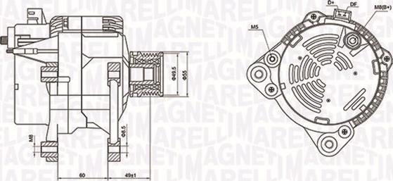 Magneti Marelli 063731260010 - Ģenerators adetalas.lv