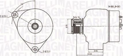 Magneti Marelli 063731209010 - Ģenerators adetalas.lv