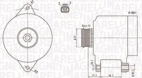 Magneti Marelli 063731283010 - Ģenerators adetalas.lv