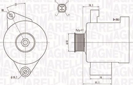 Magneti Marelli 063731796010 - Ģenerators adetalas.lv