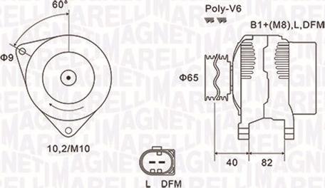 Magneti Marelli 063731746010 - Ģenerators adetalas.lv