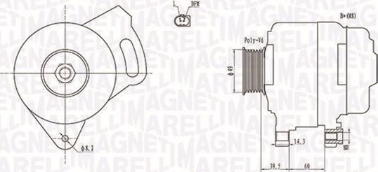 Magneti Marelli 063731750010 - Ģenerators adetalas.lv