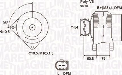 Magneti Marelli 063731757010 - Ģenerators adetalas.lv