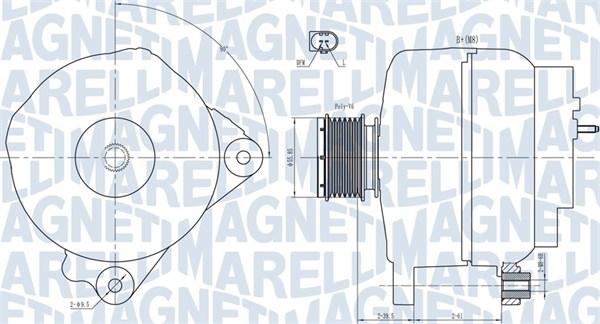 Magneti Marelli 063731763010 - Ģenerators adetalas.lv