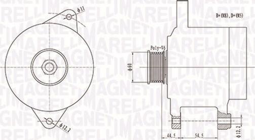 Magneti Marelli 063731718010 - Ģenerators adetalas.lv