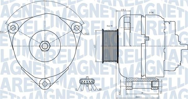 Magneti Marelli 063731739010 - Ģenerators adetalas.lv