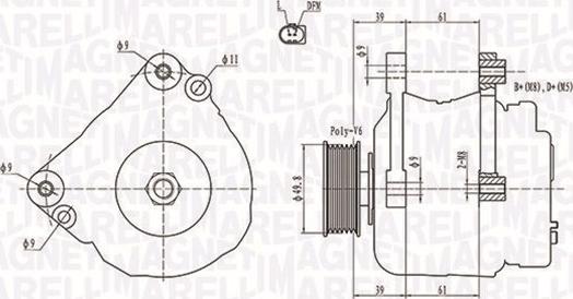 Magneti Marelli 063731729010 - Ģenerators adetalas.lv