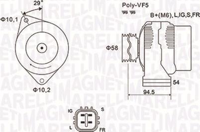 Magneti Marelli 063731721010 - Ģenerators adetalas.lv