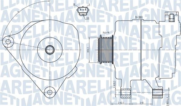 Magneti Marelli 063731778010 - Ģenerators adetalas.lv