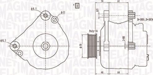 Magneti Marelli 063738290010 - Ģenerators adetalas.lv