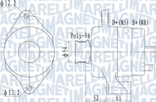 Magneti Marelli 063732049010 - Ģenerators adetalas.lv