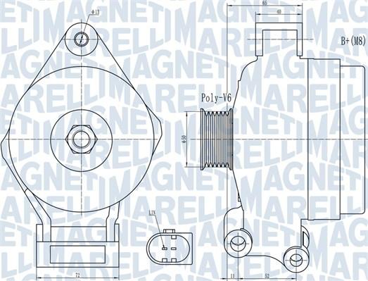 Magneti Marelli 063732044010 - Ģenerators adetalas.lv