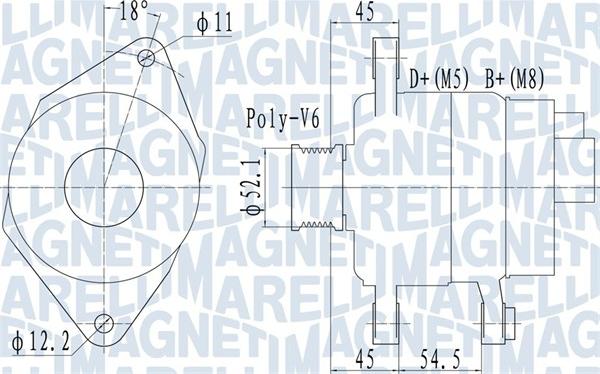 Magneti Marelli 063732048010 - Ģenerators adetalas.lv