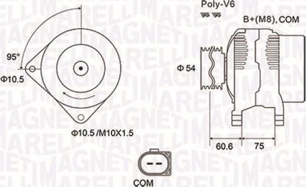 Magneti Marelli 063732051010 - Ģenerators adetalas.lv