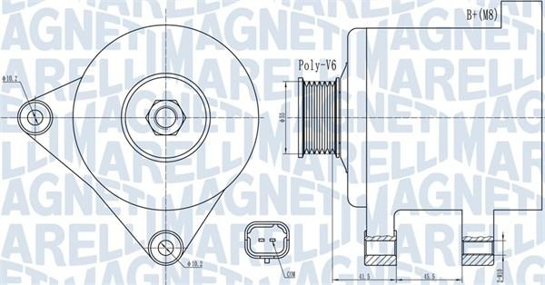 Magneti Marelli 063732015010 - Ģenerators adetalas.lv