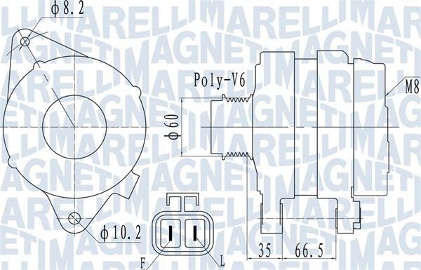 Magneti Marelli 063732010010 - Ģenerators adetalas.lv