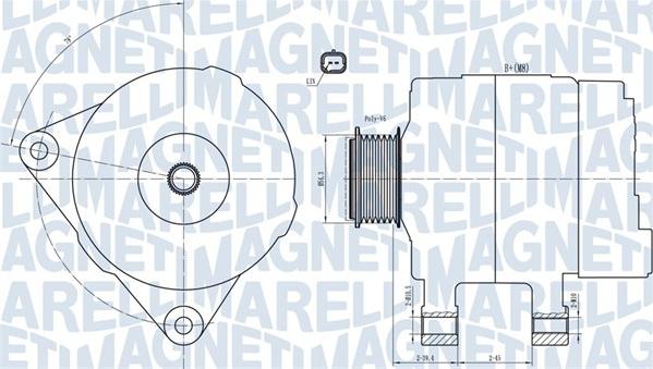 Magneti Marelli 063732033010 - Ģenerators adetalas.lv