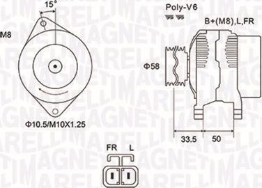 Magneti Marelli 063732020010 - Ģenerators adetalas.lv