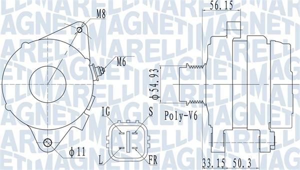 Magneti Marelli 063732027010 - Ģenerators adetalas.lv