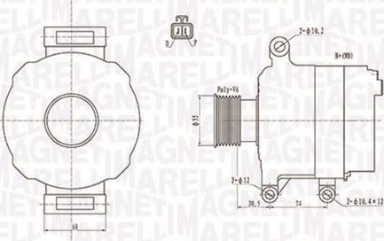 Magneti Marelli 063732109010 - Ģenerators adetalas.lv