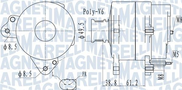 Magneti Marelli 063732137010 - Ģenerators adetalas.lv