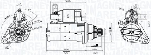 Magneti Marelli 063725944010 - Starteris adetalas.lv