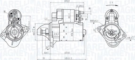 Magneti Marelli 063725395010 - Starteris adetalas.lv