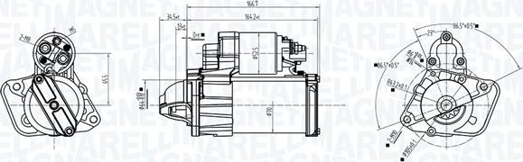 Magneti Marelli 063726375010 - Starteris adetalas.lv