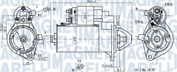 Magneti Marelli 063720976010 - Starteris adetalas.lv